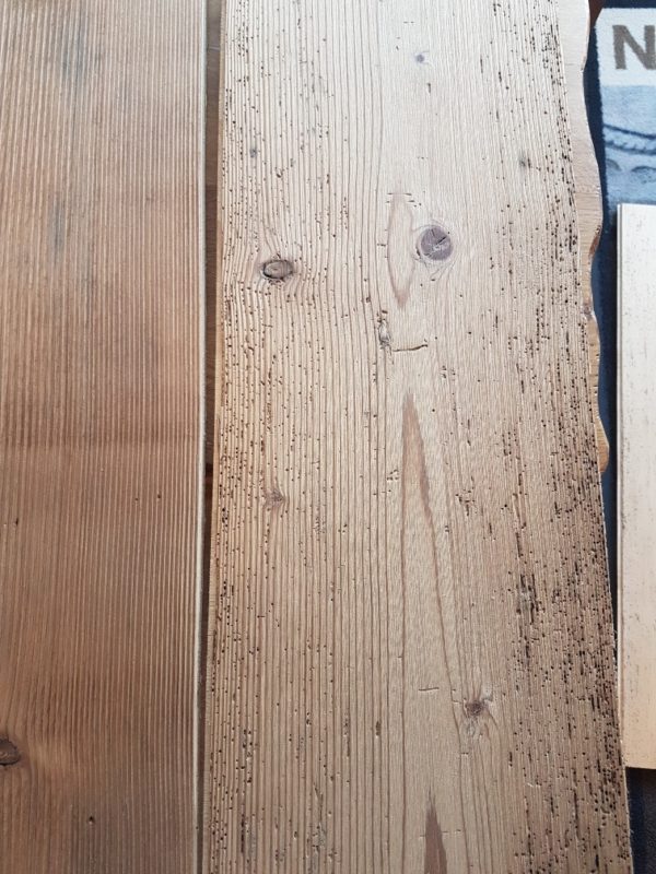 Sortimente Altholz 3-Schicht Boden aus originalen Fußbodenbrettern