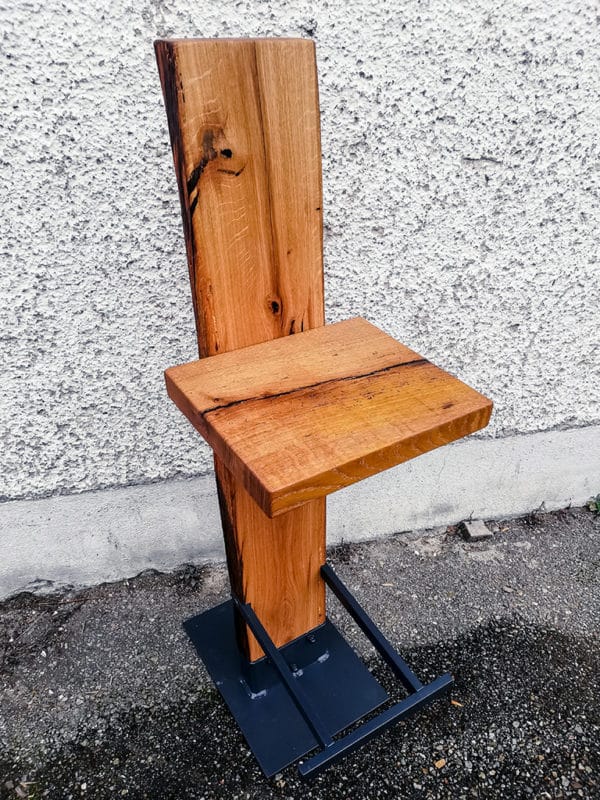 Sortimente Barhocker aus Altholz Eiche