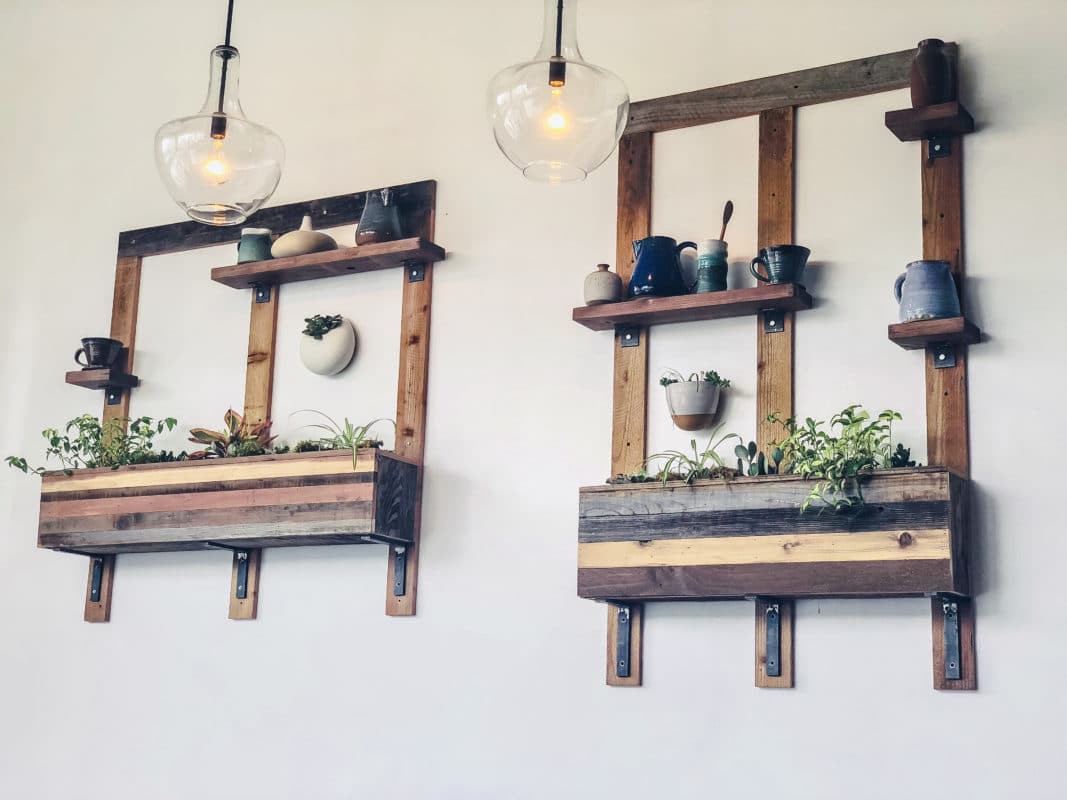 Sortimente DIY - Altholz Wandregal mit Kräutergarten