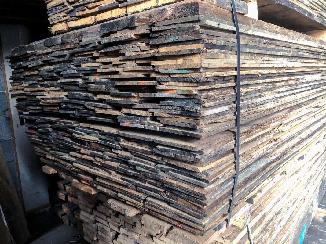 Sortimente Altholz Lamellen im Paket